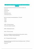 BDOC Maritime Warfare Exam&vert; Questions with Correct Answers &vert; 100&percnt; Pass