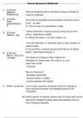 Social Research Methods