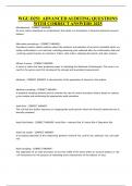 WGU D251 ADVANCED AUDITING QUESTIONS WITH CORRECT ANSWERS 2025