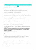 CCBC Nursing 129 Exam 1 &vert; Questions with Correct Answers &vert; 100&percnt; Pass