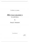 Test Bank to Accompany Microeconomics Seventh Edition by Pindyck &sol; Rubinfeld