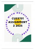 CUS3701 Assignment 2 2025