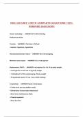 NSG 320 UNIT 2 WITH COMPLETE SOLUTIONS 100&percnt; VERIFIED 2025-2026&excl;&excl;