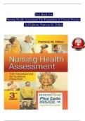 Test bank for nursing health assessment the foundation of clinical practice 3rd edition patricia m dillon