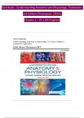 Test Bank - Understanding Anatomy and Physiology&comma; Thompson&comma; 3rd Edition &lpar;Thompson&comma; 2020&rpar;&comma; Chapter 1 - 25