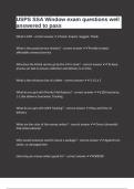 USPS SSA Window exam questions well answered to pass
