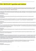 NSG 320  EXAM PACKAGE DEAL&comma; SUCCESS GUARANTEED 2025&period;