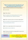 INP 100 - Inpatient Fundamentals Questions and Correct Detailed Answers &lpar;Verified Answers&rpar;  &vert;&vert;Already Graded A&plus;&vert;&vert;Newest Version