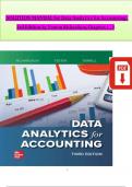 Solutions manual for data analytics for accounting 3rd edition richardson full chapter