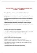 NSG 503 WEEK 4 &lpar;CH 11 LEC&rpar; QUESTIONS AND 100&percnt; CORRECT ANSWERS&excl;&excl;