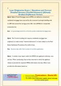 Loan Origination Exam 1 Questions and Correct  Detailed Answers &lpar;Verified Answers&rpar; &vert;&vert;Already  Graded A&plus;&vert;&vert;Newest Version