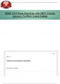 MSSC CLT Exam Questions with 100&percnt; Correct Answers &vert; Verified &vert; Latest Update