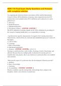 ADN 110 Final Exam Study Questions and Answers  with complete solution