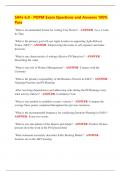 SAFe 6&period;0 - POPM Exam Questions and Answers 100&percnt;  Pass