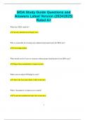 SIDA Study Guide Questions and Answers Latest Version &lpar;2024&sol;2025&rpar;  Rated A&plus;