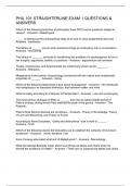 PHIL 101 STRAIGHTERLINE EXAM 1 QUESTIONS & ANSWERS