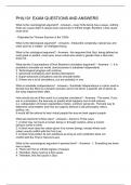 PHIL101 EXAM QUESTIONS AND ANSWERS