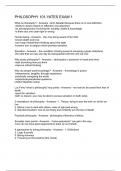 PHILOSOPHY 101-YATES EXAM 1