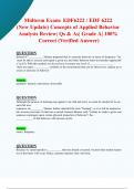 Midterm Exam&colon; EDF6222 &sol; EDF 6222 &lpar;New 2025&sol; 2026 Update&rpar; Concepts of Applied Behavior Analysis Review &vert; Qs & As&vert; Grade A&vert; 100&percnt; Correct &lpar;Verified Answer&rpar;