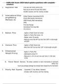 USPS SSA Exam 2025 latest update questions with complete solutions