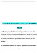NRNP 6675-15 WEEK 6 MIDTERM EXAM QUESTIONS AND ANSWERS&sol; NEWEST UPDATE &sol; ALREADY GRADED A&plus;