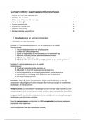 Samenvatting curcus leermeesterschap theorieboek