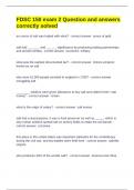 FDSC 150 exam 2 Question and answers correctly solved