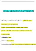 BUSOBA 2321 Midterm questions with 100&percnt; correct answers