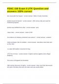 FDSC 150 Exam 5 UTK Question and answers 100&percnt; correct 