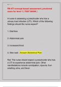 RN ATI concept-based assessment&comma; proctored  exam for level 1 &vert; TEST BANK &vert;