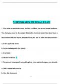 Nursing MSN 571 Pharm Final Exam Questions with 100&percnt; Correct Answers Latest Updated 2024&sol;2025 &lpar;GRADED A&plus;&rpar;