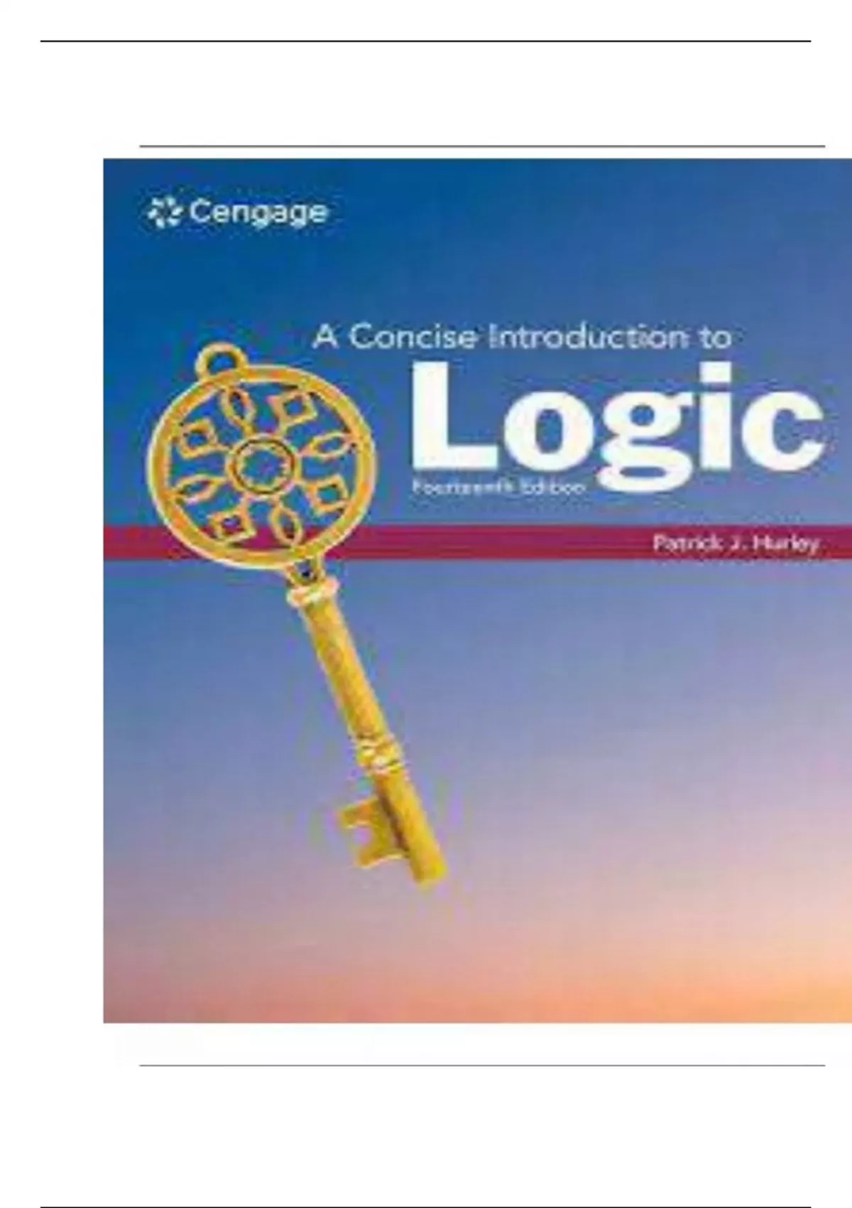 Solutions manual for a concise introduction to logic 14th edition by ...