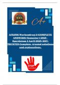 AFK1501 Werkopdrag 2 (COMPLETE ANSWERS) Semester 1 2025 - Sperdatum 4 April 2025