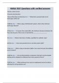 NWSA TEST Questions with verified answers&period;