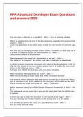 RPA Advanced Developer Exam Questions and answers 2025&period;