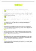 NU 220 Exam 1 &vert; Complete Solutions &lpar;Verified&rpar;