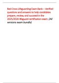 Red Cross Lifeguarding Exam Bank &ndash; Comprehensive prep resource with updated and verified questions&comma; correct answers&comma; and study solutions&period;