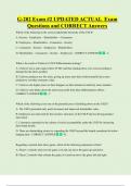 G-202 Exam &num;2 UPDATED ACTUAL Exam Questions and CORRECT Answers