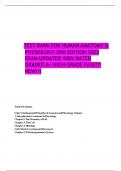 TEST BANK FOR HUMAN ANATOMY & PHYSIOLOGY 2ND EDITION 2023 EXAM UPDATED 100&percnt; RATED GRADED A&plus; HIGH GRADE PASS&excl;&excl;&excl; NEW&excl;&excl;&excl;