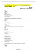 Test Bank For Chemistry 6th Edition By Julia Burdge Chapter 1-25
