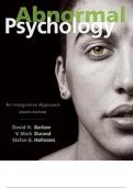 Lates Test Bank for Abnormal Psychology&colon; An Integrative Approach 8th Edition by David H&period; Barlow&comma; All Chapters&comma; Latest edition 2026
