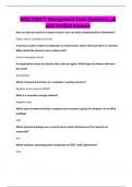 WGU C954 EXAMS BUNDLE ALL WITH Q&As
