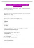 CCTN Heart Transplant Exam Questions with Correct Solutions