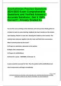 Dysrhythmias Practice Questions 2024&sol;2025 Exam Comprehensive  Questions and Verified Answers &vert;  Accurate Solutions &vert; Get it 100&percnt;  Correct&excl;&excl; &vert; Already Graded A&plus;
