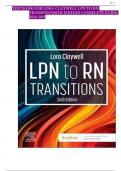 TEST BANK FOR LORA CLAYWELL LPN TO RN TRANSITIONS 6TH EDITION&sol;COMPLETE GUIDE&sol;&sol; LATTEST UPDATE 2025