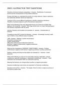 CBCC- KA PRACTICE TEST QUESTIONS