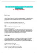 MED SURGE II EXAM 5 2025-2026&period; QUESTIONS WITH CORRECT AND VERIFIED ANSWERS&period; A&plus; GRADE GUARANTEED&period;