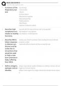 BIOS 255 Anatomy and Physiology Exam 3 updated with Verified Answers