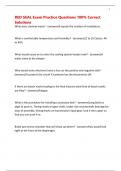 RED SEAL Exam Practice Questions 100&percnt; Correct Solutions