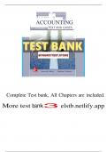 Test bank for Ethical Obligations and Decision Making in Accounting Text and Cases 4th Edition by Mintz